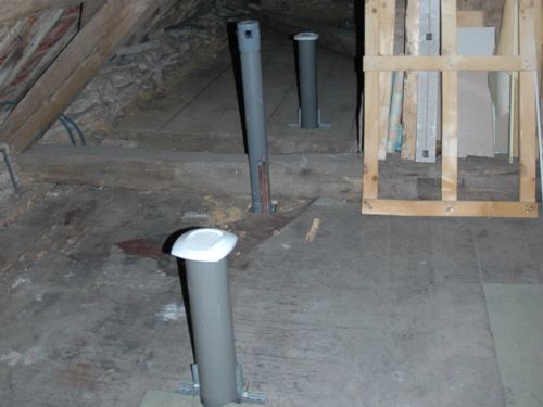 Pr&ecirc;t pour l'installation d'une salle de bains